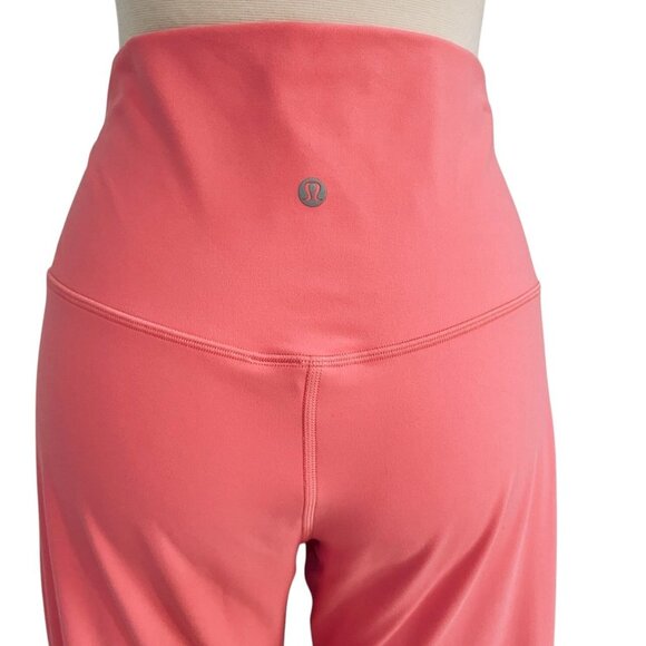 Lululemon Dance Studio Jogger Coral Pink Sz 12 High Rise Lightweight Athleisure - Picture 7 of 8